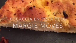 Focaccia en pizza deeg basis recept [upl. by Pawsner811]