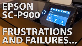 Epson SCP900 Unboxing and first print [upl. by Akit915]