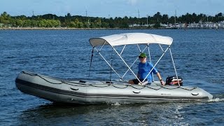 18 Saturn SD518 Inflatable Boat with 25HP motor [upl. by Tama968]