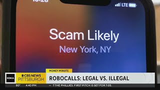 Money Minute When are robocalls illegal [upl. by Wilkinson213]