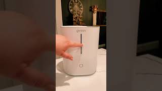 GENIANI Smart Humidifier for Bedroom Large Room Top Fill Cool Mist Humidifiers 4L Review [upl. by Safir865]