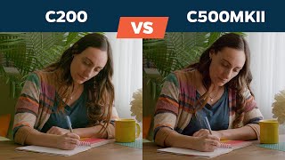 Canon C200 vs Canon C500 Mark II  Image Quality [upl. by Schilling]