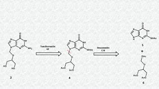 GanciclovirValganciclovor antivirales vs CMV análisis retrosintético [upl. by Allix]