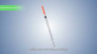 safety retractable syringe diabete use 05ml1ml [upl. by Doroteya]