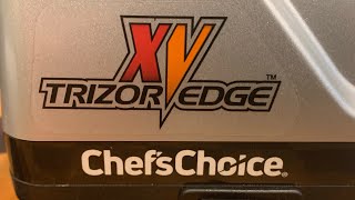 Chef’s Choice XV Trizor Edge Knife Sharpener Review amp Demonstration [upl. by Pacifa]