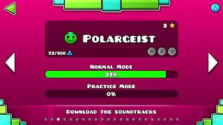 geometry dash polargeist 4 attempts [upl. by Retep781]