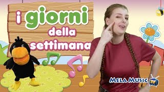 I giorni della settimana con Aurora e Theo  Canzoni per bambini MelaEducational [upl. by Windzer119]