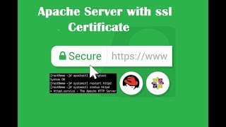 how to configure https server in centos 7  redhat 7 ssl tls certificate [upl. by Candless216]