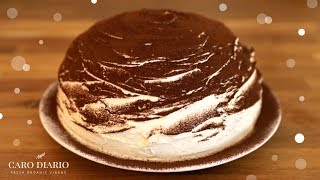 ZUCCOTTO DI PANDORO AL TIRAMISÙ BUONISSIMO  RICETTA FACILE E VELOCE SENZA UOVA [upl. by Adia647]