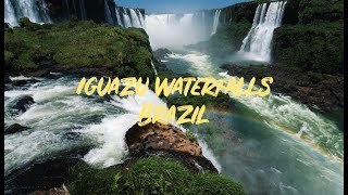 Backpacking South America Iguazu WaterfallsBrazil  Dji osmo action [upl. by Wylma]