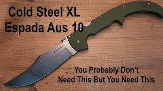 Cold Steel XL Espada AUS 10A fixed [upl. by Derag]