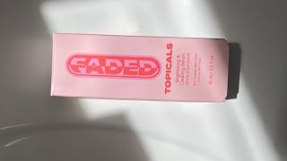 TOPICALS FADED SERUM DARK SPOT CORRECTOR HONEST REVIEW [upl. by Ryder]