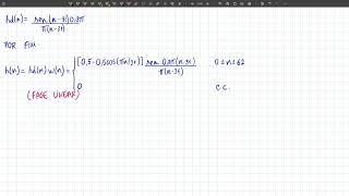 Processamento Digital de Sinais  Projeto de Filtros FIR [upl. by Sass]