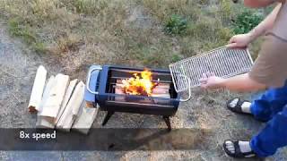 BioLite Firepit Review  wood cooking [upl. by Lirba311]