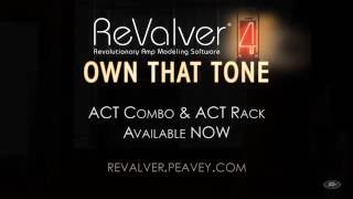 Peavey ReValver 4 ACT Combo amp ACT Rack Overview [upl. by Aima]