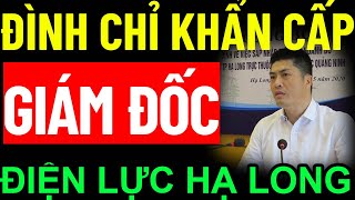 ĐÌNH CHỈ CÔNG TÁC KHẨN CẤP GIÁM ĐỐC CÔNG TY ĐIỆN LỰC HẠ LONG  HẠ LONG THIẾU ĐIỆN NHIỀU NƠI [upl. by Ynes]