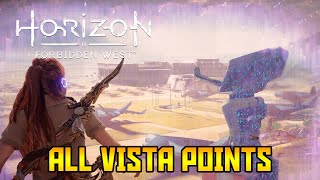 Horizon Forbidden West  All 9 Vista Point Locations Guide [upl. by Lucier]