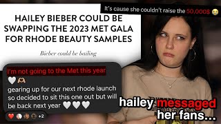 This Is Why Hailey Bieber Cried At The Met Gala 2021 shorts SUBSCRIBE [upl. by Mahala]