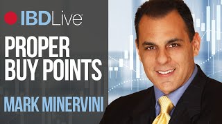 Mark Minervini Determining Proper Buy Points  IBD Live [upl. by Nauhs160]