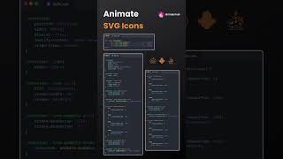 Animate SVG Icons using HTML and CSS  shorts [upl. by Aniraad676]