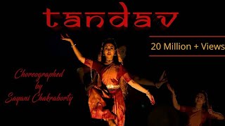 TANDAV  Choreography by Sayani Chakraborty Times music spiritual  Shankar Mahadevan [upl. by Vacuva355]