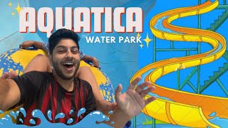 VISITING AQUATICA WATER PARK KOLKATA 😱❤️ MOST DANGEROUS WATER RIDES [upl. by Grory]