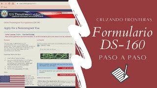 COMO LLENAR FORMULARIO DS160  2021 B1B2 [upl. by Ahtiuqal]