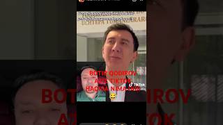 BOTIR QODIROV AZIZ TIKTOK HAQIDA NIMA DIDI😂 rek sardorgangster recommended sardorgang [upl. by Belvia]