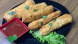 Chicken Spring Rolls Recipe  Quick and Easy Recipe  Iftar Recipe [upl. by Scuram282]