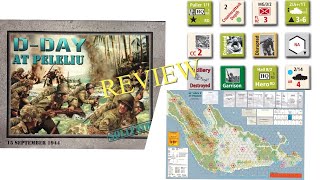 DDAY AT PELELIU BOARD GAME  REVIEW [upl. by Ahtenek422]