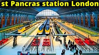 A Walk Through St Pancras International Railway Station London  Viraj vlogs London  London Vlogs [upl. by Marshal]