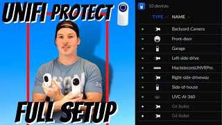 Unifi protect full setup [upl. by Corbet]