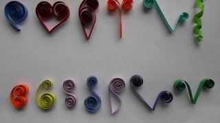 How to Make Basic Quilling Scrolls  Tutorial Part 2 for Beginners [upl. by Gilleod]