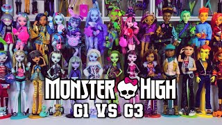 Monster High G1 vs G3 Comparisons Adult Collector [upl. by Amice203]