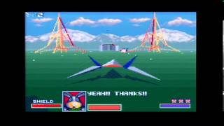 Star Fox SNES Course 2 Part 1 CorneriaIncoming Enemy Fighters [upl. by Harras788]