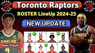 Toronto Raptors ROSTER Lineup 20242025  NBA Toronto Raptors [upl. by Volnak]