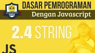 TIPE DATA PADA JAVASCRIPT  STRING [upl. by Daht]