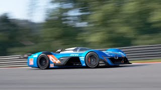 Signatech Alpine VGT LMH Le Mans Hypercar Livery Showcase Run at SainteCroix B GT Sport [upl. by Mahalia]