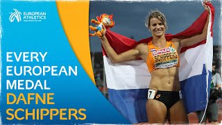 SENSATIONAL Schippers  Every Dafne Schippers European Medal [upl. by Annaer]