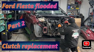 Ford Fiesta Flood Damage Copart Salvage Part 2 [upl. by Seni]