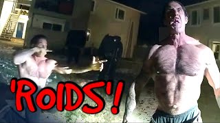 STEROID Man Vs 5 Police Officers [upl. by Tnarud]