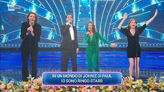 Tutti cantano Sanremo la performance dei Millenials  Boomerissima 10012023 [upl. by Hakkeber]