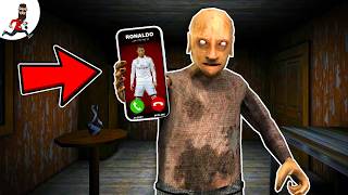 Ronaldo call Grandpa ► funny horror granny game animation [upl. by Abad]