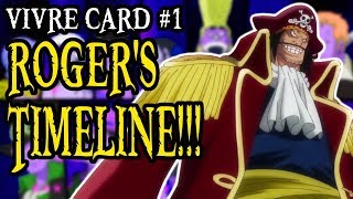 The Timeline of Roger  One Piece Vivre Card 1 [upl. by Olinde335]