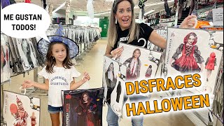 COMPRANDO NUESTRO DISFRAZ PARA HALLOWEEN 👻 ELEGIMOS 5 DISFRACES PARA LA FIESTA 🎃 DOBLE TWINS [upl. by Egiarc]