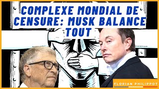 Censure mondiale  Elon MUSK balance tout le monde dont Macron [upl. by Ydnir]