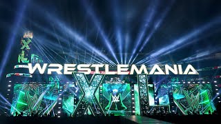 WrestleMania XL set reveal at Lincoln Financial Field [upl. by Yddur140]