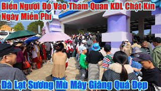 Miễn Phí Vé Biển Người Đồ Về Chật Kín KDL Hót Nhất Đà Lạt [upl. by Sherrie]