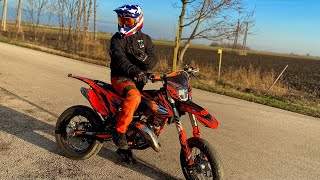 KTM EXC 125 SUPERMOTO LIFESTYLE RAW [upl. by Erdeid547]