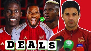 BREAKING ARSENAL TRANSFERS  DONE DEALS INCOMING  LATEST ARSENAL NEWS [upl. by Acirrehs263]